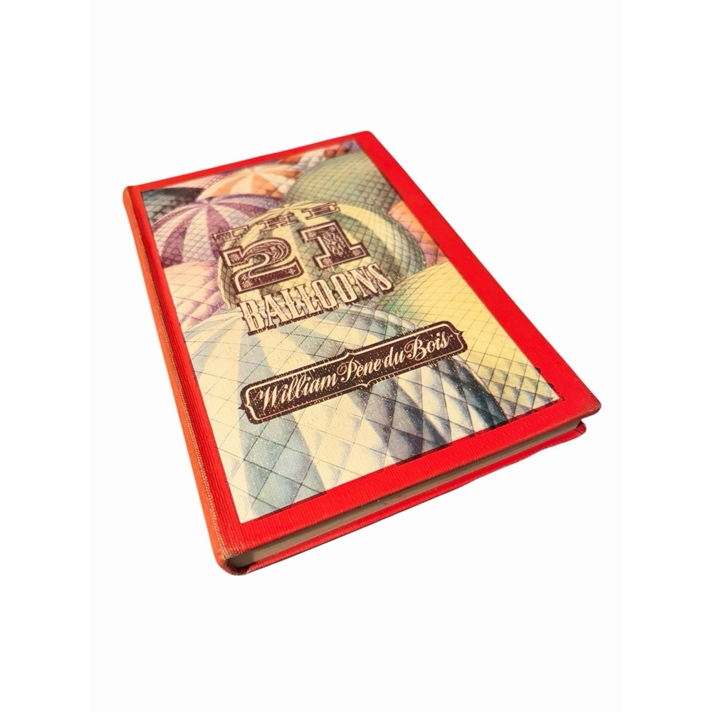 The Twenty-One‎ Balloons [Hardcover] by William Pene du Bois 6th Print 1961